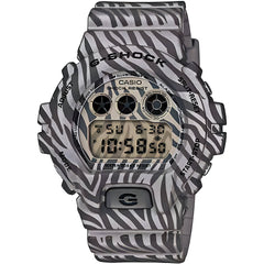 Casio Men's Watch - G-Shock Grey Digital Dial Resin Strap Chronograph | DW6900ZB-8