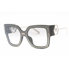 Philipp Plein Women's Sunglasses - Beige Brown Plastic Square Frame | SPP041M Z42X