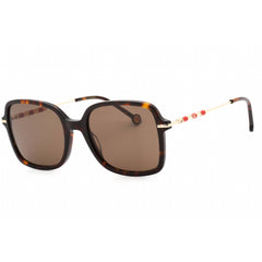 Carolina Herrera Women's Sunglasses - Havana Plastic Square Frame | HER 0101/S 0086 70