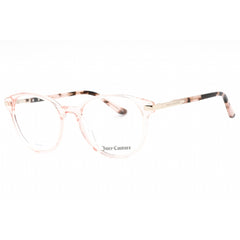 Juicy Couture Women's Eyeglasses - Pink Plastic Full Rim Oval Frame | JU 233/G 035J 00