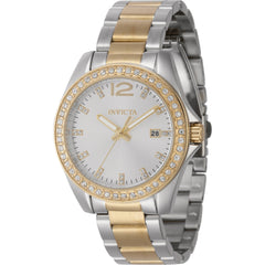 Invicta Women's Watch - Angel Silver Dial Two Tone Steel Bracelet Crystal | 44841