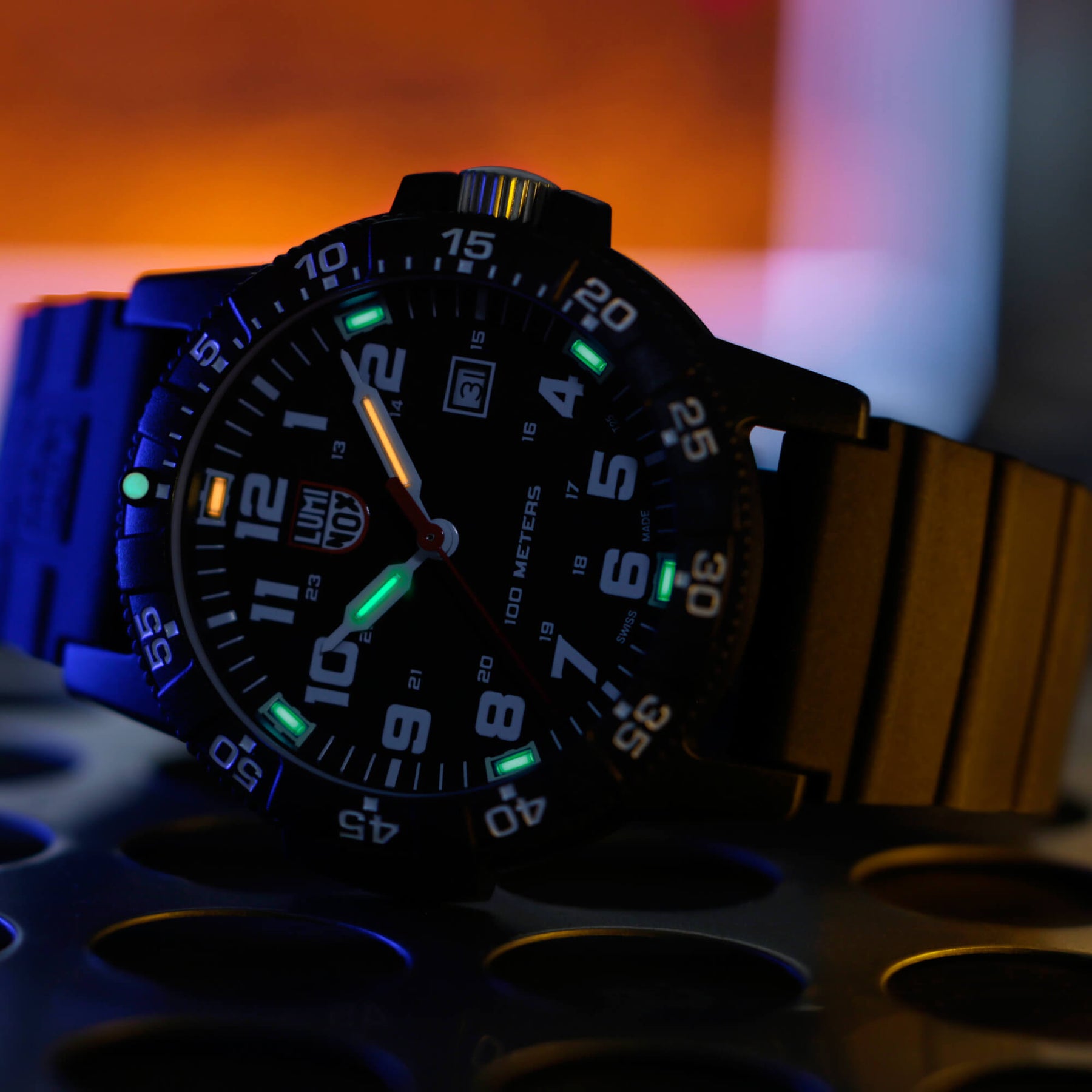 Luminox Sea Turtle Giant 0320 Men's Black Dial Watch | 0321