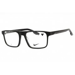 Nike Men's Eyeglasses - Black Acetate Rectangular Shape Full Rim Frame | NIKE 7161 001