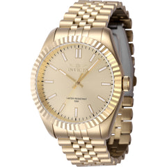 Invicta men's Watch - Specialty Quartz Gold Tone Brass Dial Steel Bracelet | 47491