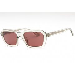 Police Unisex Sunglasses - Transparent Grey Plastic Rectangular Frame | SPLL14 0868