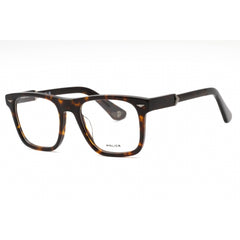 Police Men's Eyeglasses - Dark Tortoise Plastic Square Full Rim Frame | VPLL72 0722