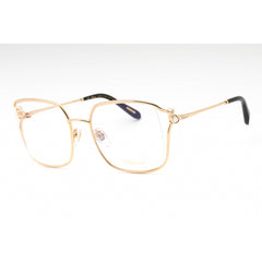 Chopard Women's Eyeglasses - Shiny Gold Metal Butterfly Full Rim Frame | VCHG29S 0300