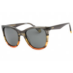 Polaroid Core Women's Sunglasses - Grey Yellow Cat Eye Frame | PLD 4096/S/X 0XYO M9