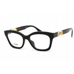 Fendi Men's Eyeglasses - Shiny Black Plastic Cat Eye Full Rim Frame | FE50039I 001