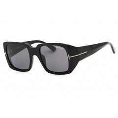 Tom Ford Women's Sunglasses - Shiny Black Plastic Square Full Rim Frame | FT1035-N 01A