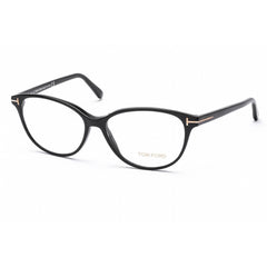 Tom Ford Women's Eyeglasses - Shiny Black Plastic Cat Eye Full Rim Frame | FT5421 001