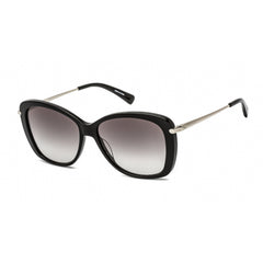 Longchamp Women's Sunglasses - Ebony Plastic Butterfly Full Rim Frame | LO616S 005