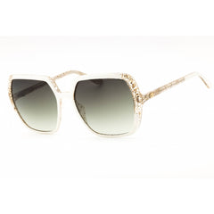 Guess Women's Sunglasses - White Plastic Square Frame Green Lens | GU7883 21P