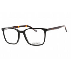 Adensco Men's Eyeglasses - Clear Lens Black Square Plastic Frame | AD 137 0807 00