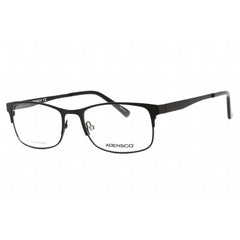 Adensco Men's Eyeglasses - Matte Black Full Rim Rectangular Frame | AD 125 0003 00