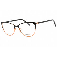 Adensco Women's Eyeglasses - Black Gold Cat Eye Shape Metal Frame | AD 240 02M2 00