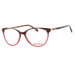 Adensco Women's Eyeglasses - Brown Havana Pink Cat Eye Plastic Frame | AD 234 0S0R 00