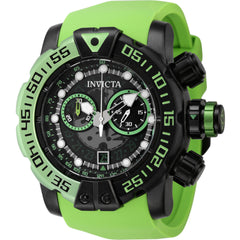 Invicta Men's Watch - Sea Hunter Chronograph Quartz Green Silicone Strap | 44847