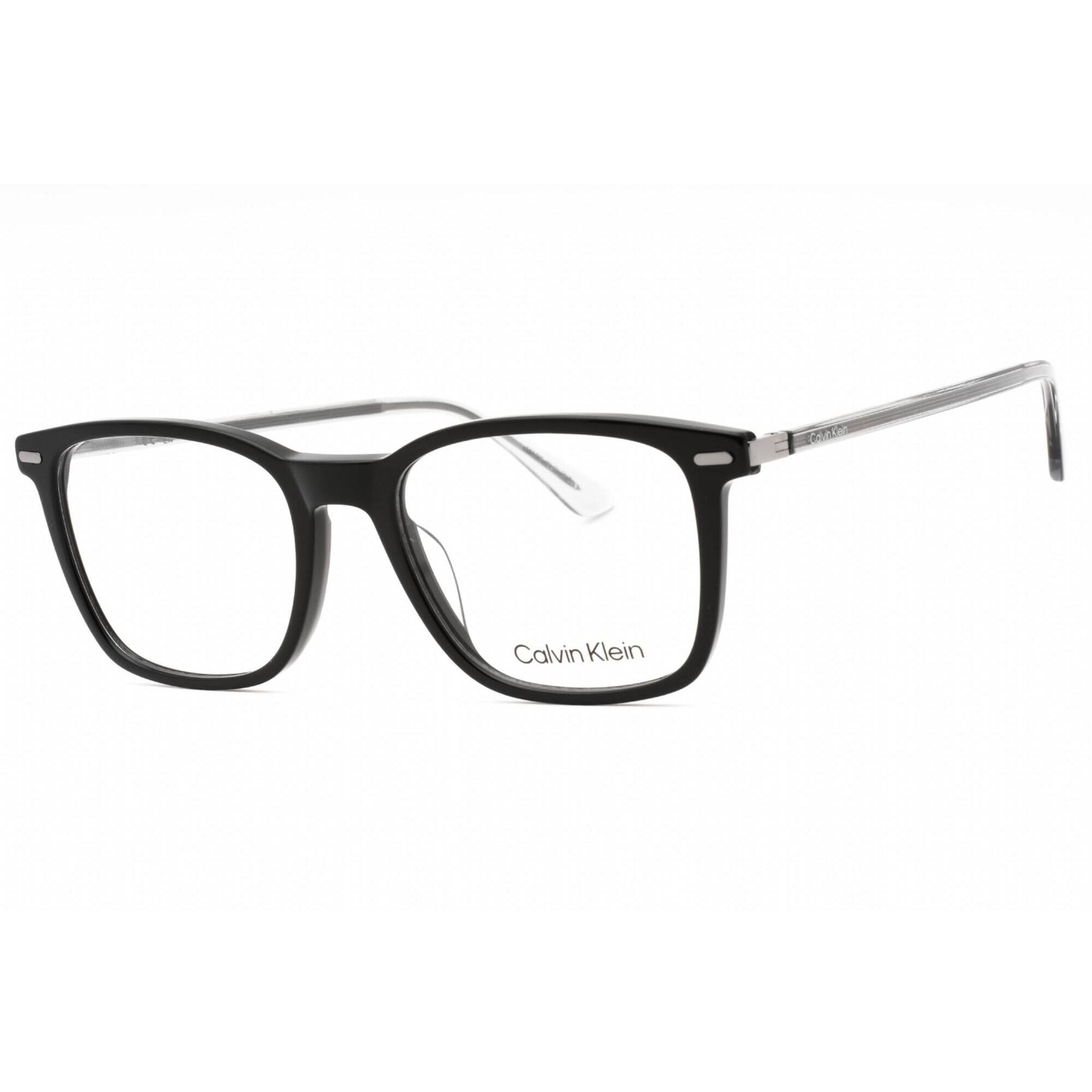Calvin Klein Unisex Eyeglasses - Black Cat Eye Plastic Full 