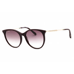 Lacoste Women's Sunglasses - Dark Red Acetate Round Shape Full Rim Frame | L993S 603