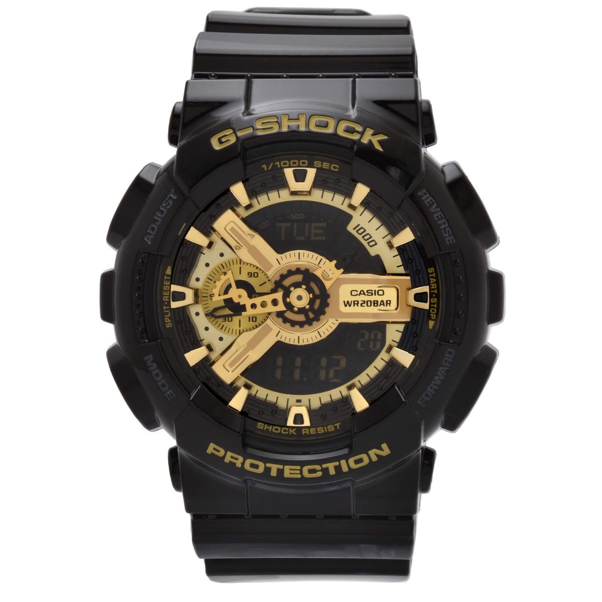 Casio Men's GD100-1B G-Shock Dive Watch - Resin Strap Black