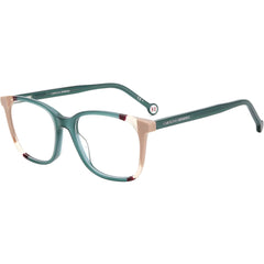 Carolina Herrera Women's Eyeglasses - Teal Brown Plastic Square Frame | CH 0065 0HBJ