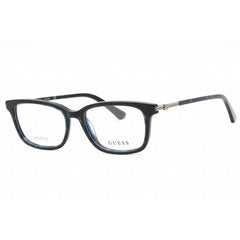 Guess Women's Eyeglasses - Blue/Other Plastic Rectangular Full Rim Frame | GU2907 092