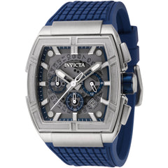 Invicta Men's Watch - S1 Rally Chrono Dark Blue and Grey Dial Silicone Strap | 44884