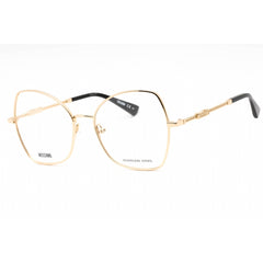 Moschino Women's Eyeglasses - Rose Gold Metal Butterfly Full Rim | MOS600 0000 00