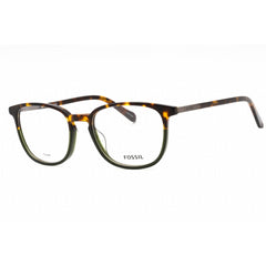 Fossil Unisex Eyeglasses - Havana Cat Eye Plastic Full Rim Frame | FOS 7116/G 086 00