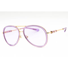 Versace Women's Sunglasses - Transparent Lilac/Gold Aviator Frame | 0VE2260 10021A