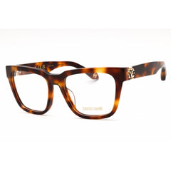 Roberto Cavalli Women's Eyeglasses - Havana Acetate Square Full Rim | VRC026M 02BP