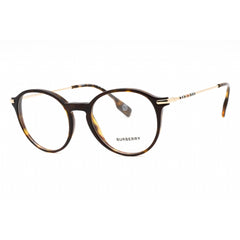 Burberry Unisex Eyeglasses - Dark Tortoise Plastic Full Rim Round Frame | 0BE2365 3002