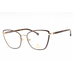 Carrera Women's Eyeglasses - Matte Burgundy Gold Metal Frame | CARRERA 3039 0E28 00