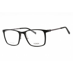 Flexon Men's Eyeglasses - Matte Black Rectangular Plastic Frame | FLEXON EP8011 002