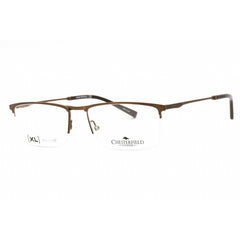 Chesterfield Men's Eyeglasses - Brown Rectangular Half Rim Frame | CH 101XL 009Q 00