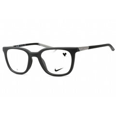 Nike Men's Eyeglasses - Matte Dark Grey/Black Square Full Rim Frame | NIKE 7290 034