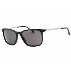 Hugo Boss Men's Sunglasses - Matte Black Rectangular Frame | BOSS 1183/S/IT 0003 M9