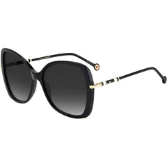 Carolina Herrera Women's Sunglasses - Black Acetate Butterfly Frame | CH 0025/S 807