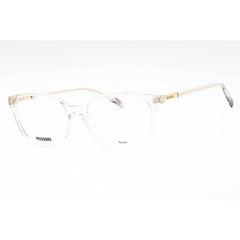 Missoni Women's Eyeglasses - Crystal Plastic Oval Full Rim Frame | MIS 0182/G 0900 00