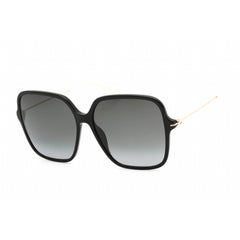 Gucci Men's Sunglasses - Black/Gold Plastic Square Full Rim Frame | GG1267S 001