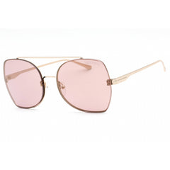 Tom Ford Women's Sunglasses - Gold Metal Oversized Shape Frame Pink Lens | FT0656 28Z