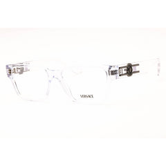 Versace Unisex Eyeglasses - Crystal Plastic Square Full Rim Frame | 0VE3346 148