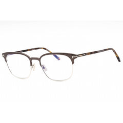 Tom Ford Men's Eyeglasses - Matte Gunmetal Metal Cat Eye Full Rim Frame | FT5799-B 009