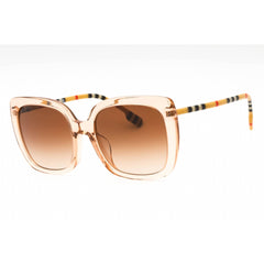 Burberry Women's Sunglasses - Peach Plastic Oversized Full Rim Frame | BE4323F 400613