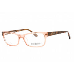 Juicy Couture Women's Eyeglasses - Crystal Nude Rectangular Frame | JU 236 022C 00