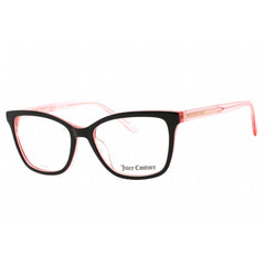 Juicy Couture Women's Eyeglasses - Black Pink Cat Eye Plastic Frame | JU 202 03H2 00