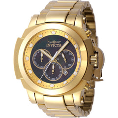 Invicta Men's Watch - Coalition Forces Chronograph Gold and Black MOP Dial | 46537