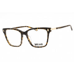 Just Cavalli Women's Eyeglasses - Shiny Green Havana Acetate Cat Eye | VJC012 092I
