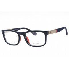 Tommy Hilfiger Men's Eyeglasses - Blue Plastic Rectangular Frame | Th 1522 0PJP 00